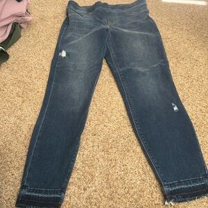 Spanx jeans dark rinse